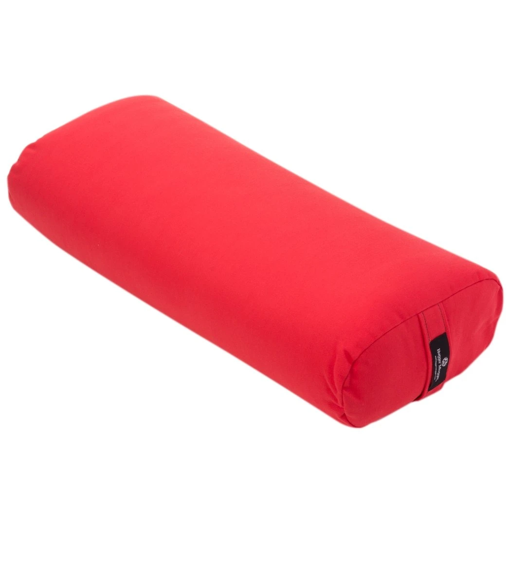 Hugger Mugger Standard Solid Yoga Bolster Poppy 1 Hugger Mugger Standard Solid Yoga Bolster Poppy