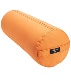 Hugger Mugger Round Solid Yoga Bolster Pumpkin