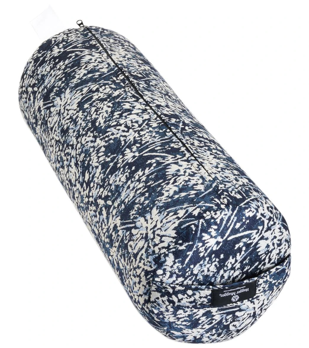 Hugger Mugger Round Solid Yoga Bolster Midnight Flurry 1 Hugger Mugger Round Solid Yoga Bolster Midnight Flurry