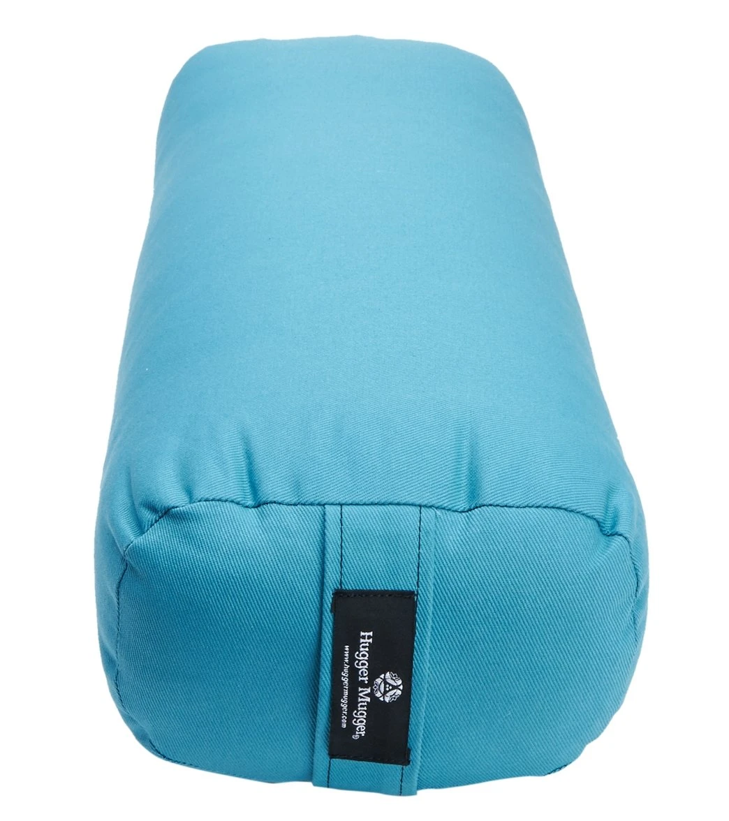 Hugger Mugger Junior Solid Yoga Bolster Aqua 2 Hugger Mugger Junior Solid Yoga Bolster Aqua - Image 2