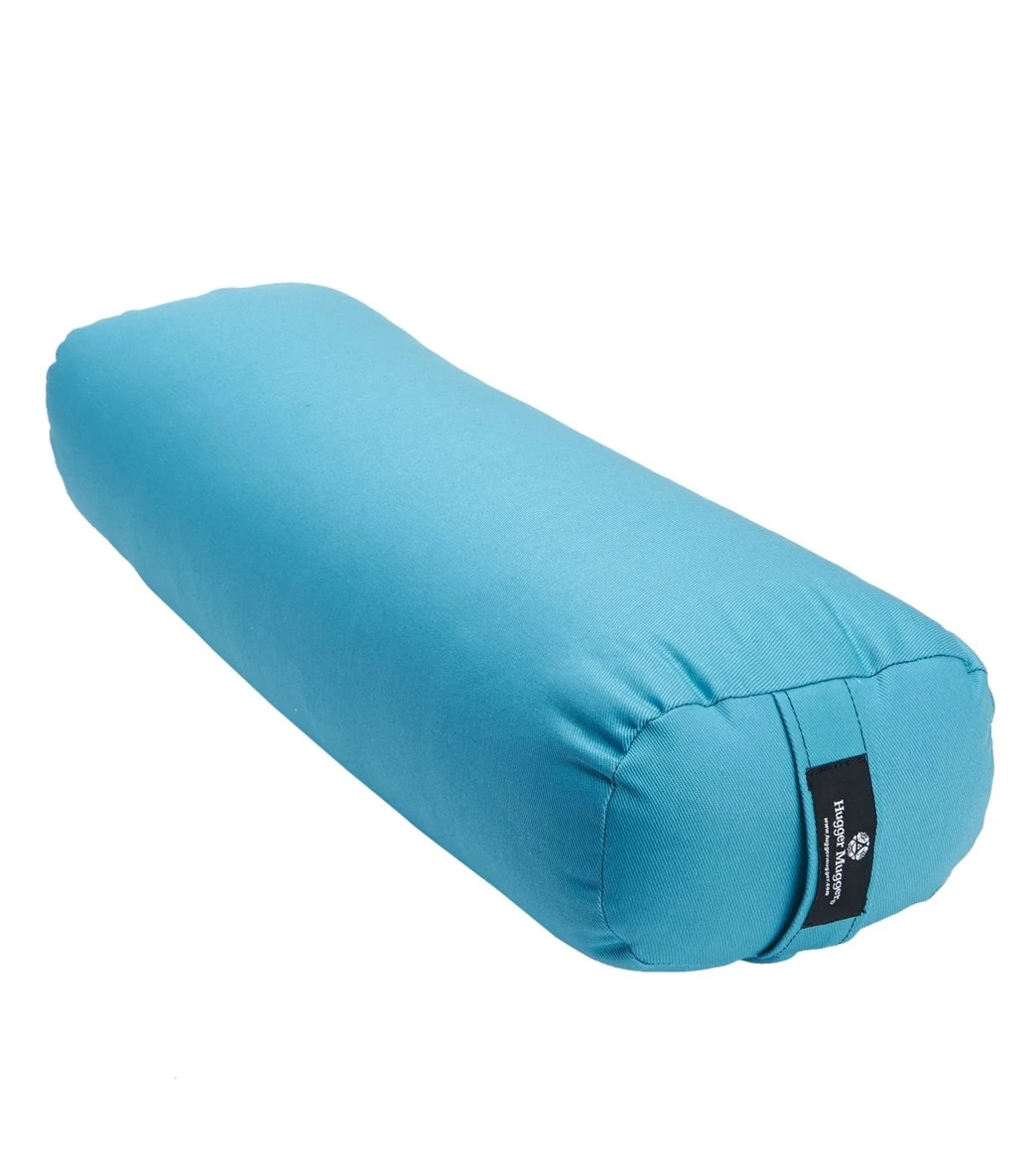 Hugger Mugger Junior Solid Yoga Bolster Aqua 5 Hugger Mugger Junior Solid Yoga Bolster Aqua - Image 5