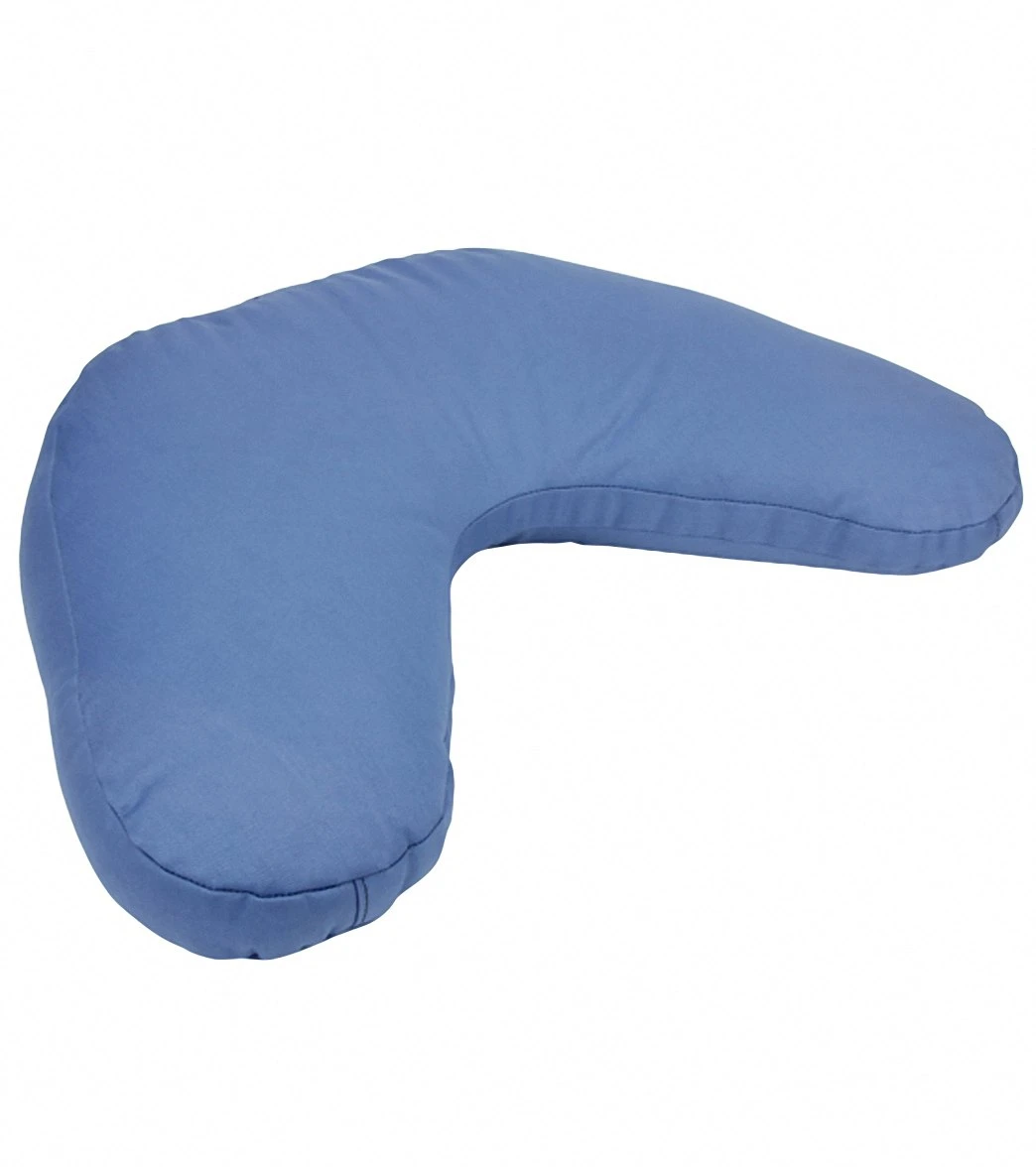 Hugger Mugger V-Shape Yoga Cushion Cornflower 1 Hugger Mugger V-Shape Yoga Cushion Cornflower