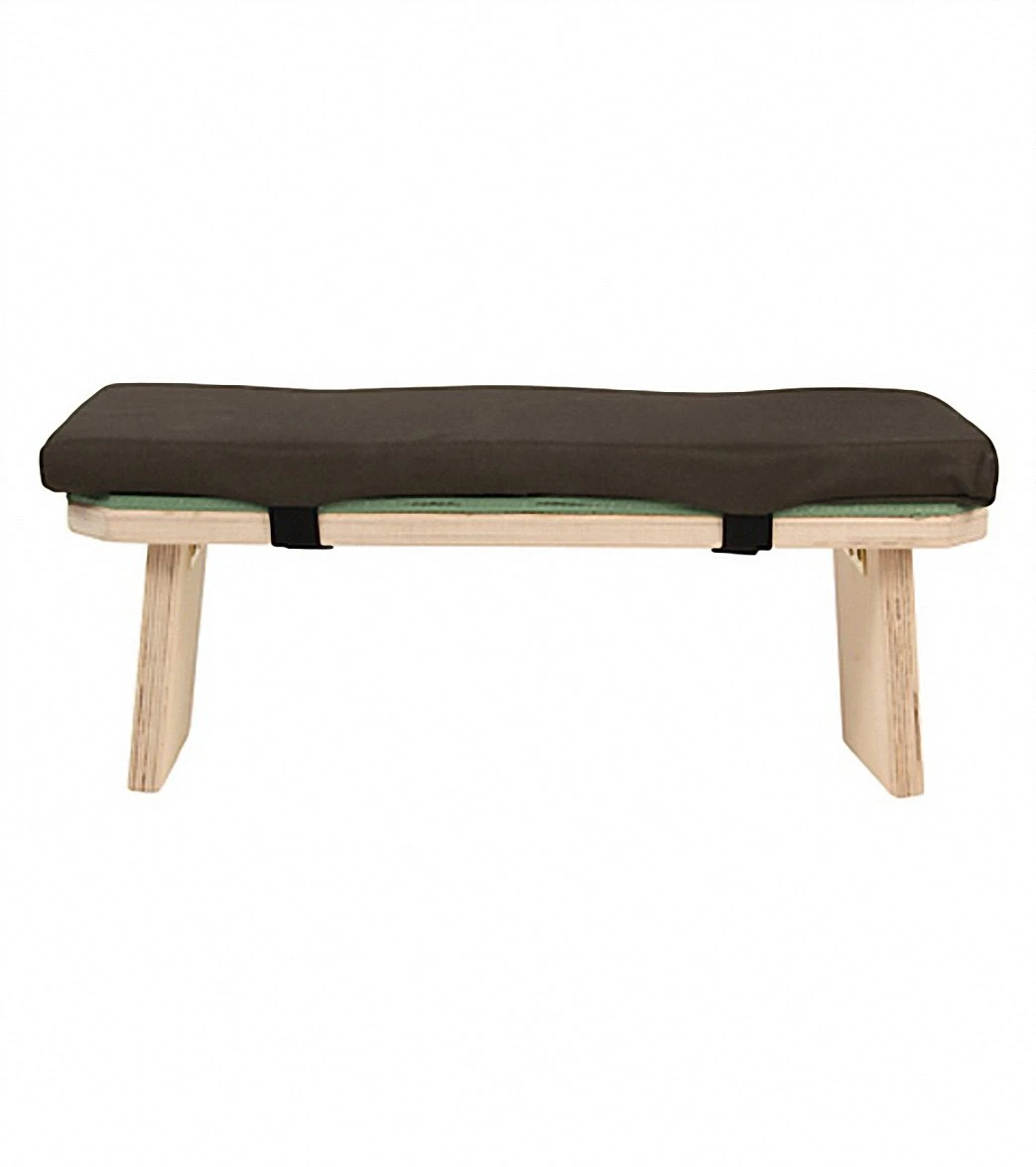 Hugger Mugger Yoga Meditation Bench Olive 1 Hugger Mugger Yoga Meditation Bench Olive