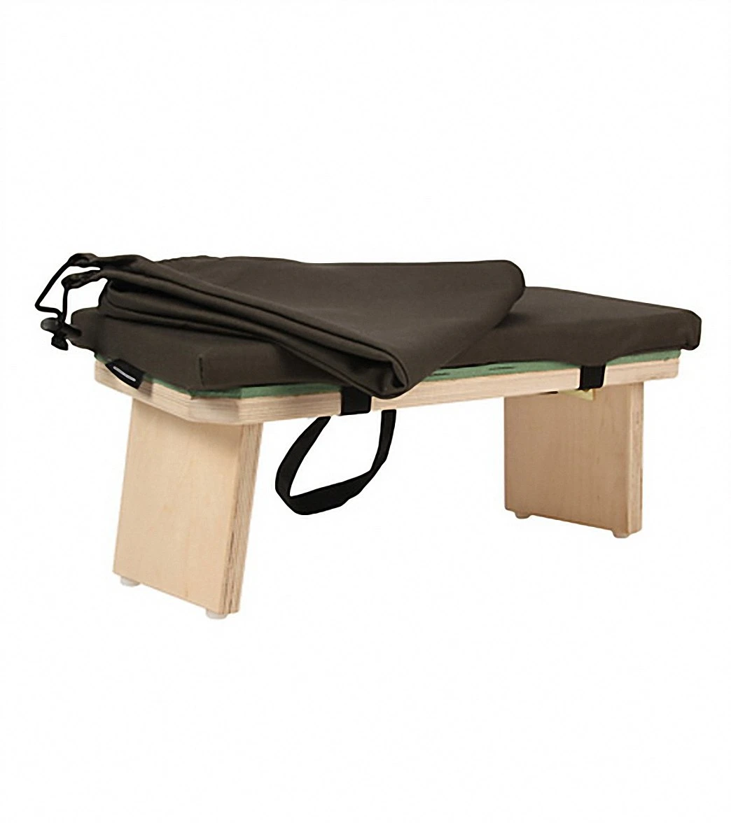 Hugger Mugger Yoga Meditation Bench Olive 2 Hugger Mugger Yoga Meditation Bench Olive - Image 2