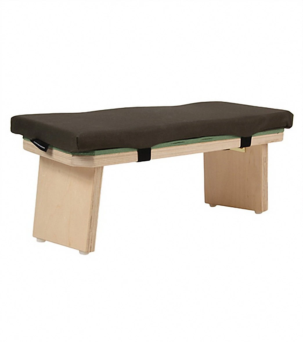 Hugger Mugger Yoga Meditation Bench Olive 3 Hugger Mugger Yoga Meditation Bench Olive - Image 3