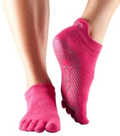 Toesox Low Rise Full-Toe Yoga Grip Socks -Hot Sale Everyday Yoga Store 1739989581859 fuchsia