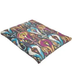 Hugger Mugger Zabuton Printed Yoga Mediation Cushion Bohemian Ikat