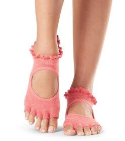 Toesox Bella Half-Toe Yoga Grip Socks Hymn