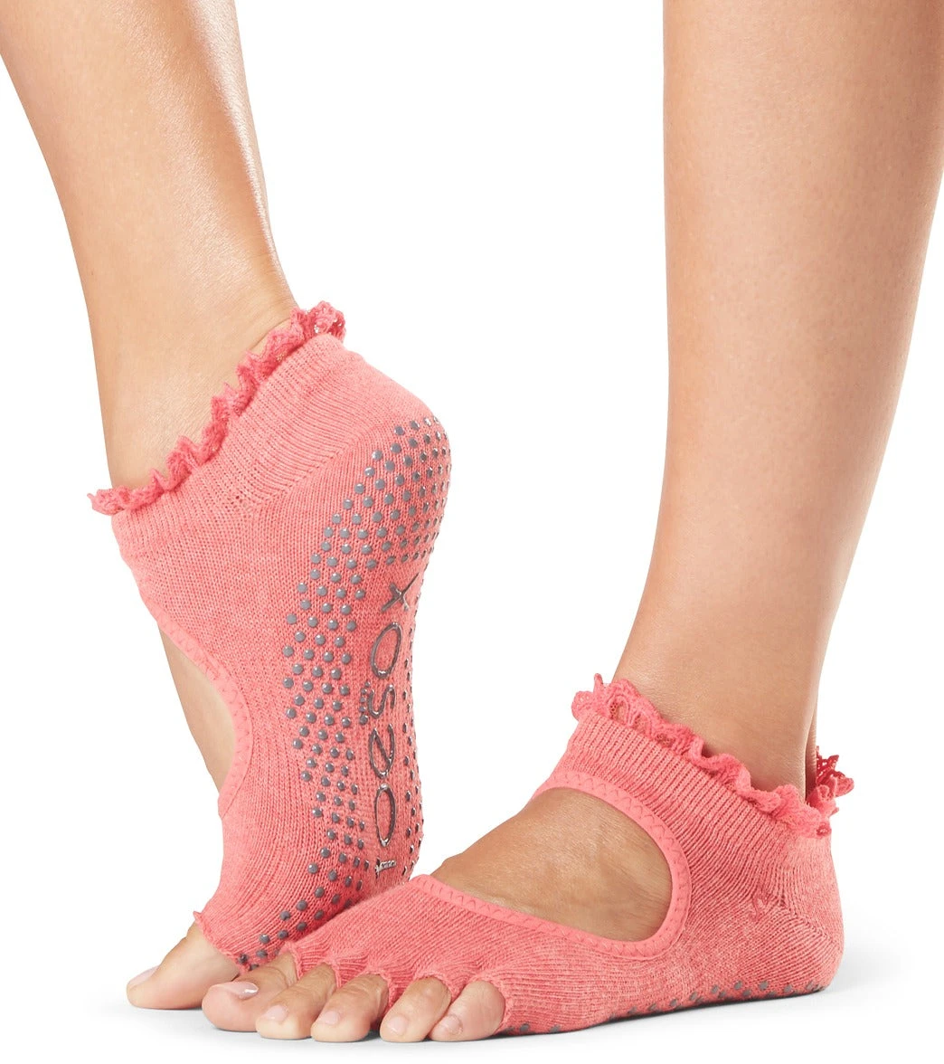 Toesox Bella Half-Toe Yoga Grip Socks Hymn 2 Toesox Bella Half-Toe Yoga Grip Socks Hymn - Image 2