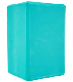 Everyday Yoga 5 Inch Foam Yoga Block Aqua