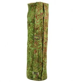 Hugger Mugger Batik Yoga Mat Bag Green -Hot Sale Everyday Yoga Store 1740043092003 green 4a