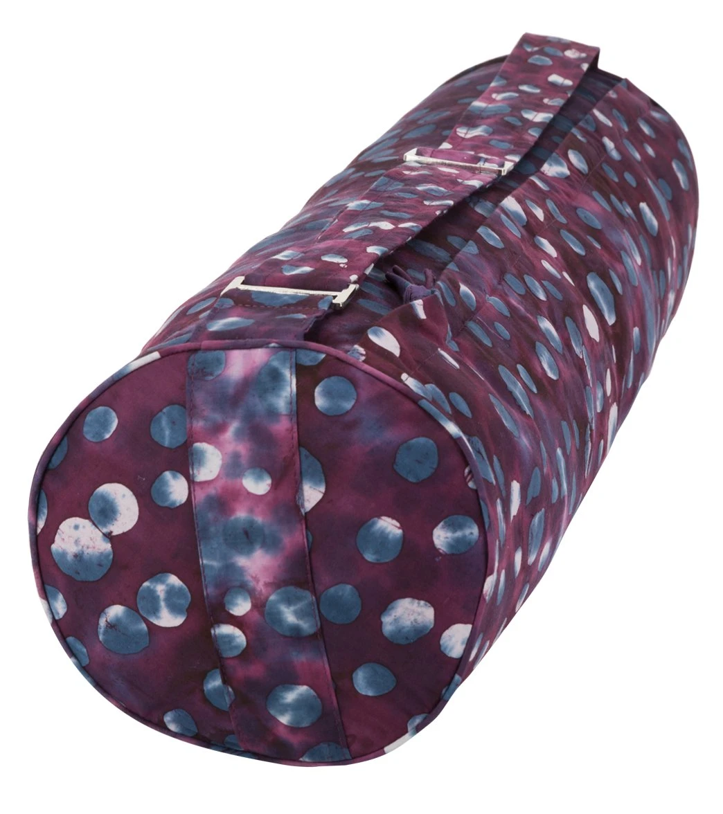 Hugger Mugger Batik Yoga Mat Bag Purple Rain 3 Hugger Mugger Batik Yoga Mat Bag Purple Rain - Image 3