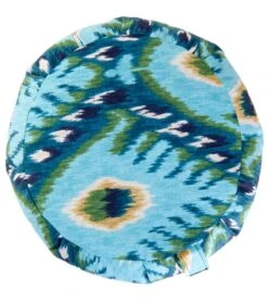 Hugger Mugger Zafu Printed Yoga Meditation Cushion -Hot Sale Everyday Yoga Store 1740045811747 indigoikat 3a 1