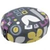 Hugger Mugger Zafu Printed Yoga Meditation Cushion Graphic Graphite
