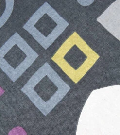 Hugger Mugger Zafu Printed Yoga Meditation Cushion Graphic Graphite -Hot Sale Everyday Yoga Store 1740046073891 graphicgraphite 4a