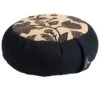 Hugger Mugger Zafu Printed Yoga Meditation Cushion Caramel Lotus