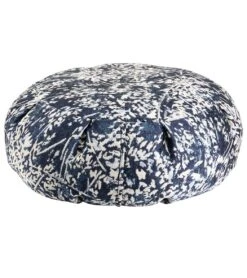 Hugger Mugger Zafu Printed Yoga Meditation Cushion Midnight Flurry