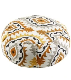 Hugger Mugger Zafu Printed Yoga Meditation Cushion Fiery Sol