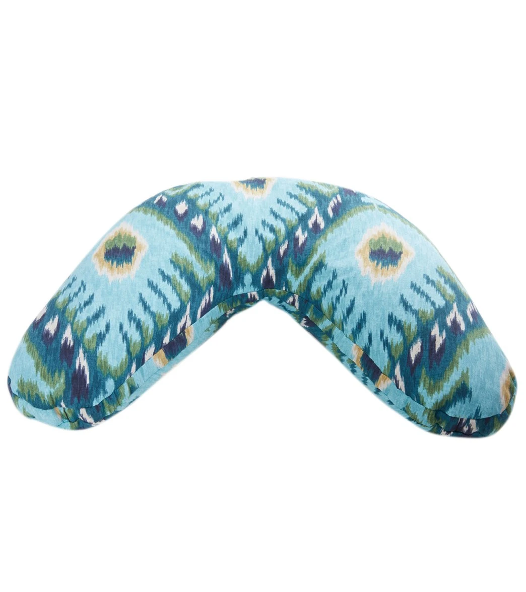 Hugger Mugger V-Shape Cushion Print Indigo Ikat 1 Hugger Mugger V-Shape Cushion Print Indigo Ikat