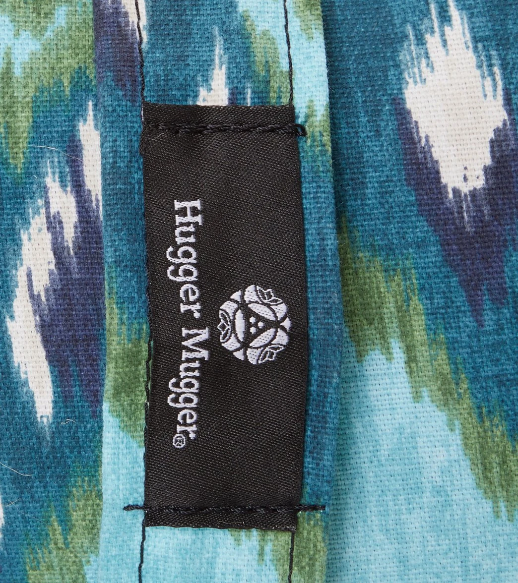 Hugger Mugger V-Shape Cushion Print Indigo Ikat 3 Hugger Mugger V-Shape Cushion Print Indigo Ikat - Image 3