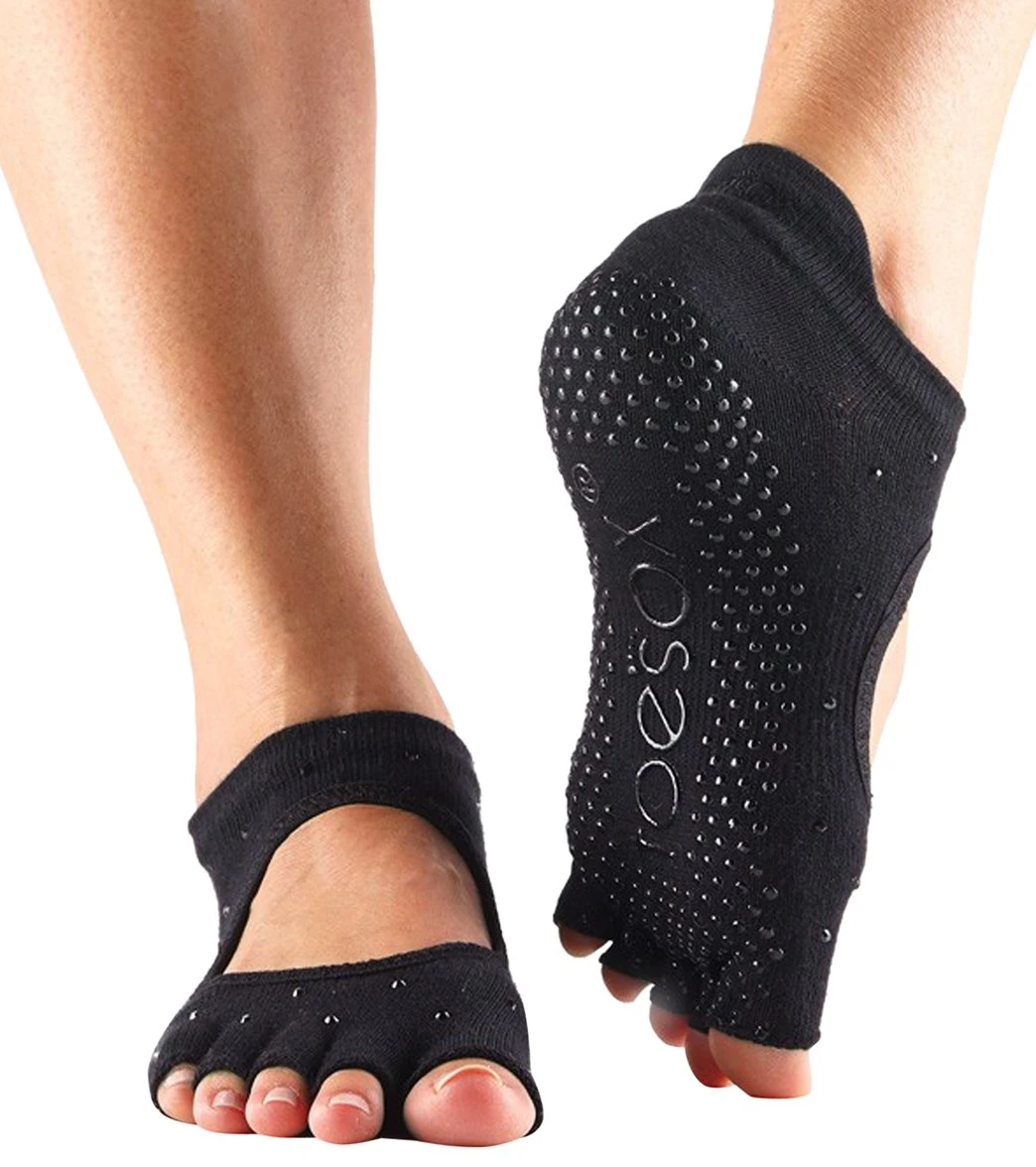 Toesox Bellarina Half-Toe Yoga Grip Socks Nightlife 1 Toesox Bellarina Half-Toe Yoga Grip Socks Nightlife