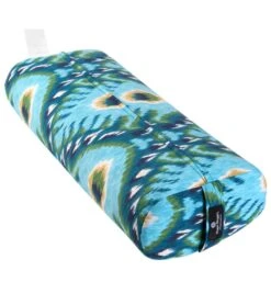 Hugger Mugger Standard Printed Yoga Bolster Indigo Ikat