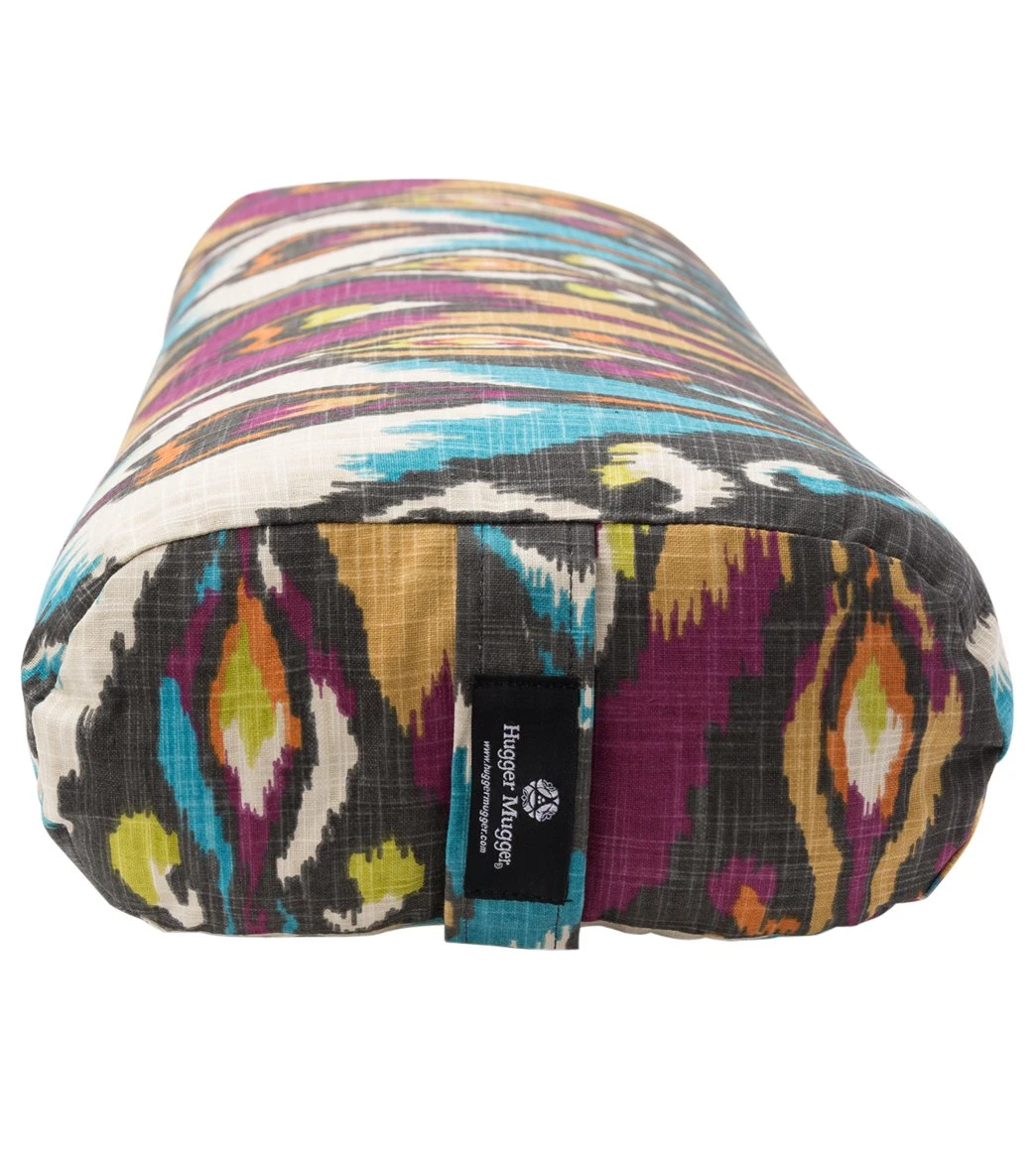 Hugger Mugger Standard Printed Yoga Bolster Bohemian Ikat 1 Hugger Mugger Standard Printed Yoga Bolster Bohemian Ikat