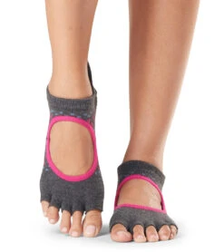 Toesox Bellarina Half-Toe Yoga Grip Socks Festival