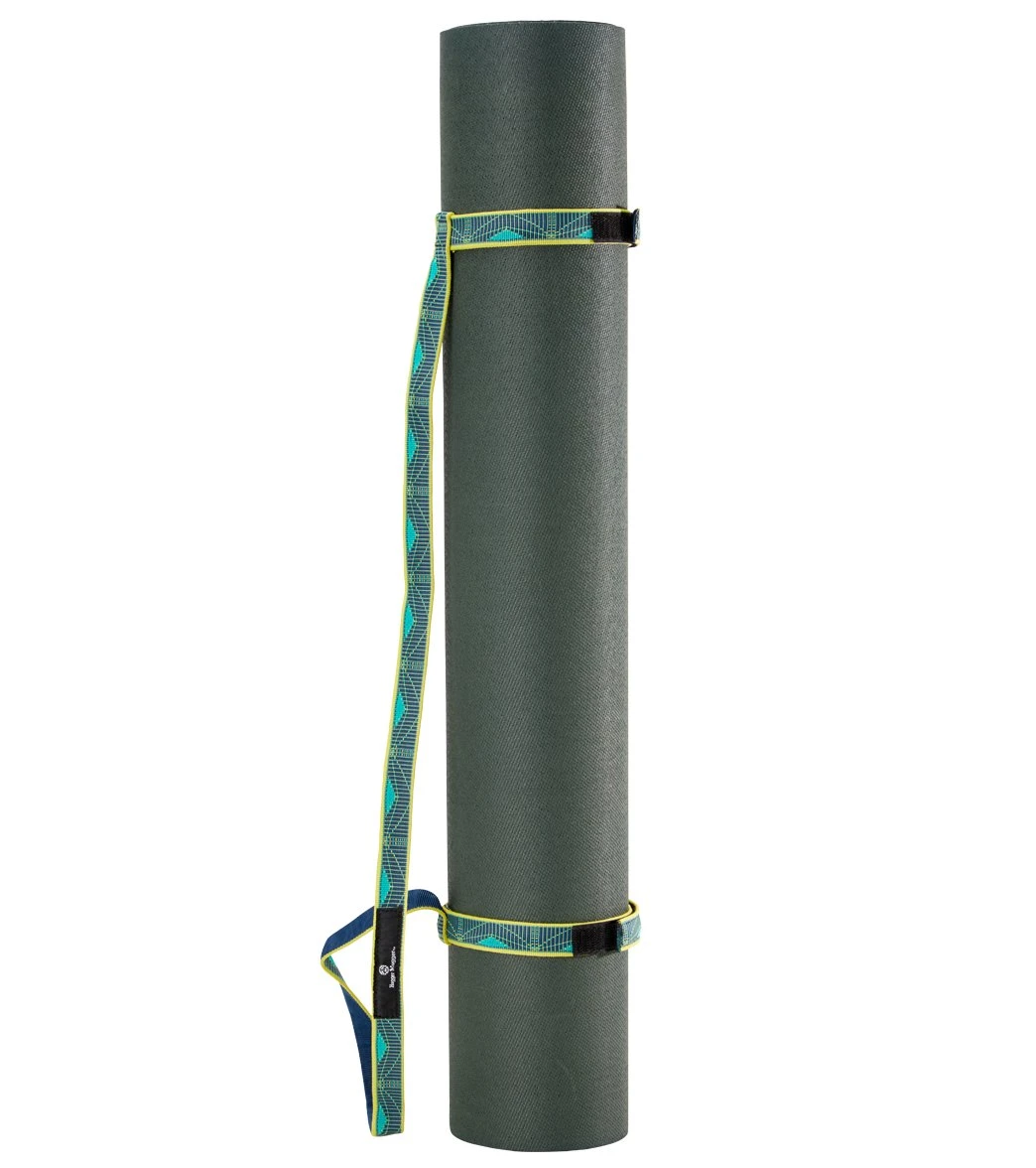 Hugger Mugger Simple Yoga Mat Sling Modern Teal 1 Hugger Mugger Simple Yoga Mat Sling Modern Teal