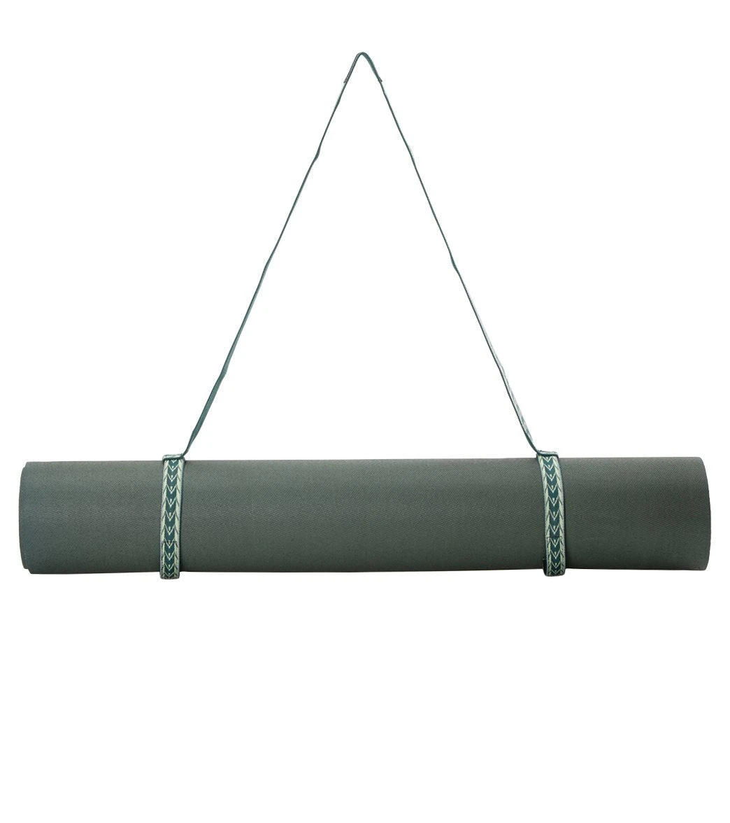 Hugger Mugger Simple Yoga Mat Sling Green 4 Hugger Mugger Simple Yoga Mat Sling Green - Image 4