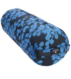 Hugger Mugger Round Printed Yoga Bolster Midnight Vine