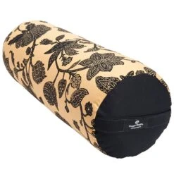 Hugger Mugger Round Printed Yoga Bolster Caramel Lotus -Hot Sale Everyday Yoga Store 1740076187683 caramellotus