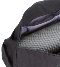 Everyday Yoga Cotton Mat Bag With Inner Pockets Black -Hot Sale Everyday Yoga Store 1740083036195 black 6a
