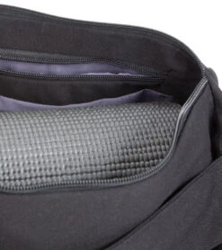 Everyday Yoga Cotton Mat Bag With Inner Pockets -Hot Sale Everyday Yoga Store 1740083036195 black 7a 1