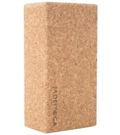 Jade Yoga Cork Yoga Block 3 Inch