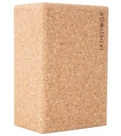 Jade Yoga Cork Yoga Block Standard 4 Inch