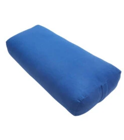 Everyday Yoga High Impact Cotton Rectangular Yoga Bolster Lapis
