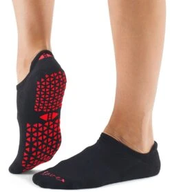 Tavi Savvy Barre Grip Socks Ebony True Love