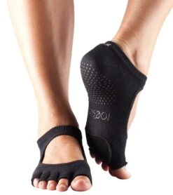 Toesox Plie Yoga & Dance Pad Black