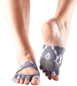 Toesox Releve Half-Toe Yoga Grip Socks -Hot Sale Everyday Yoga Store 1740132745251 haze 1a