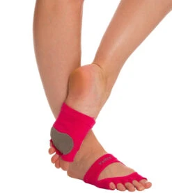 Toesox Releve Half-Toe Yoga Grip Socks -Hot Sale Everyday Yoga Store 1740133105699 fuchsia 2a