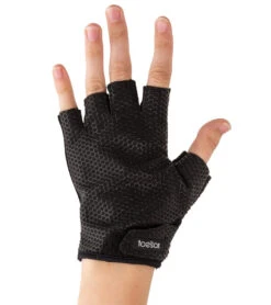 Toesox Yoga Grip Gloves Black