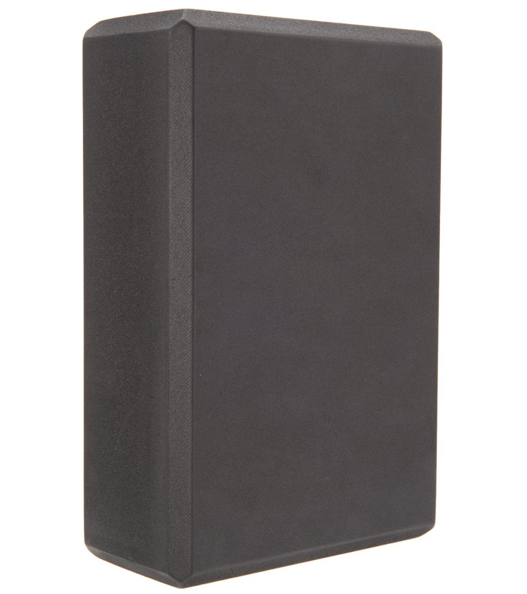 Halfmoon 3" Foam Yoga Block Charcoal 2 Halfmoon 3" Foam Yoga Block Charcoal - Image 2