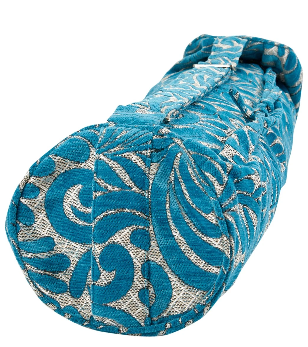 Hugger Mugger Alaya Yoga Mat Bag Velvety Teal 2 Hugger Mugger Alaya Yoga Mat Bag Velvety Teal - Image 2