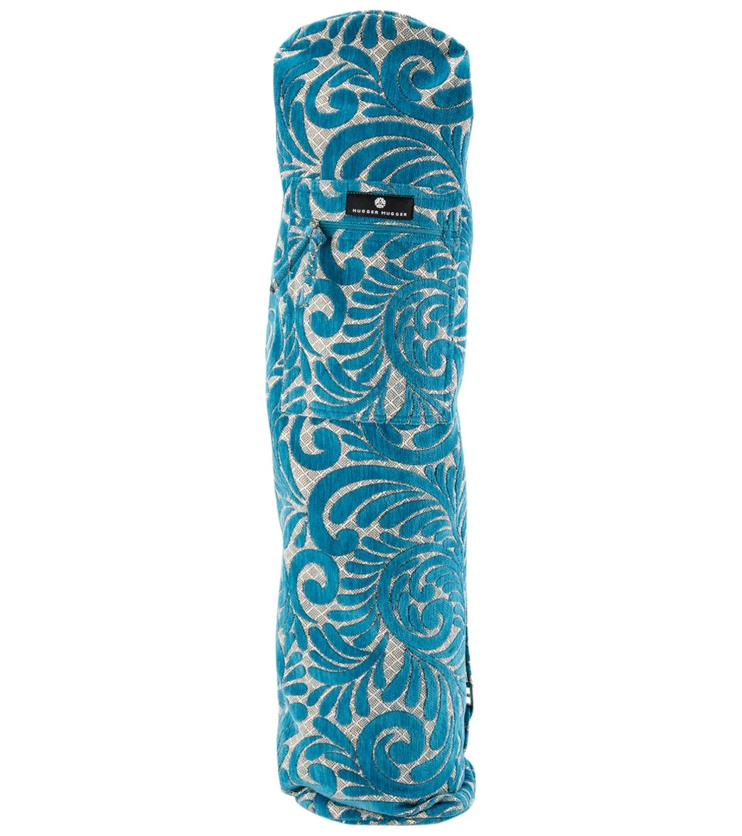 Hugger Mugger Alaya Yoga Mat Bag Velvety Teal 3 Hugger Mugger Alaya Yoga Mat Bag Velvety Teal - Image 3
