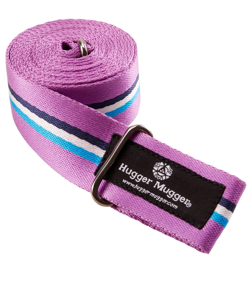Hugger Mugger Schlepper Yoga Mat Sling Purple Stripe 2 Hugger Mugger Schlepper Yoga Mat Sling Purple Stripe - Image 2
