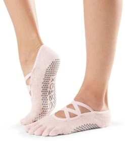 Toesox Elle Full-Toe Yoga Grip Socks -Hot Sale Everyday Yoga Store 1740315295779 crystal