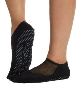 Toesox Luna Full-Toe Yoga Grip Socks Pitch