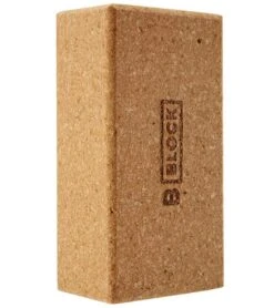 B Yoga Cork Yoga Block 3 Inch