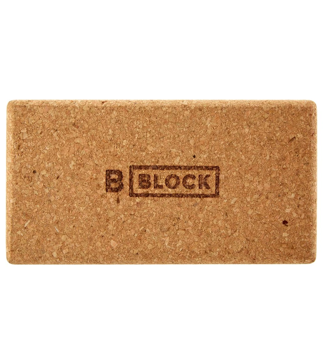 B Yoga Cork Yoga Block 3 Inch 2 B Yoga Cork Yoga Block 3 Inch - Image 2